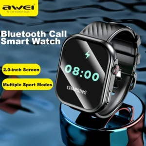 AWEI H32 Bluetooth Calling Waterproof AMOLED Touch Screen Smart Watch